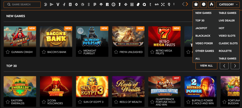 King Johnnie game lobby